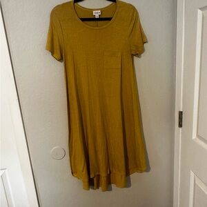 LulaRoe Mustard Dress XS